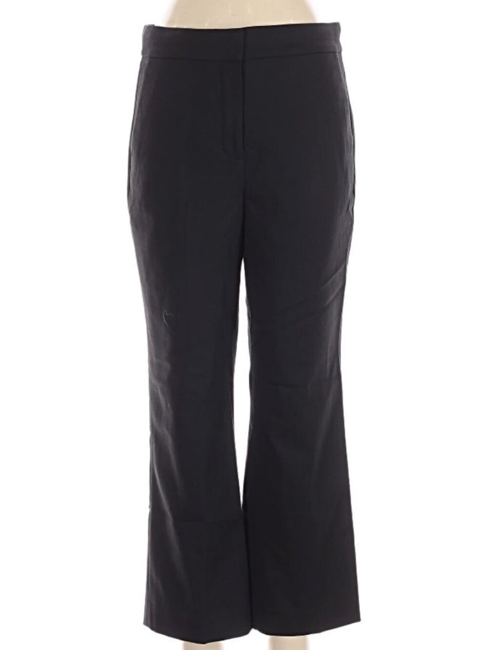 J. Crew Willa Italian Wool Trouser Nova Tides Classic Black Size 8